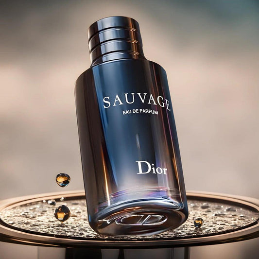 Sauvage Perfume for Men 100ml Black Glass Bottle
